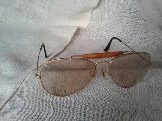 แว่นตาวินเทจ B&amp;L RAY-BAN AVIATOR USA (ตัวบิดา) แท้