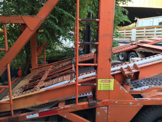 ขาย ที่บรรทุกรถ2ชั้นยาว7.2เมตรพร้อมระบบไฮโดรลิก บรรทุกได้ 3-4คันไว้ใส่กับรถ6ล้อยาว7.2เมตร