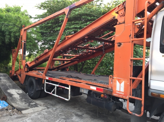 ขาย ที่บรรทุกรถ2ชั้นยาว7.2เมตรพร้อมระบบไฮโดรลิก บรรทุกได้ 3-4คันไว้ใส่กับรถ6ล้อยาว7.2เมตร