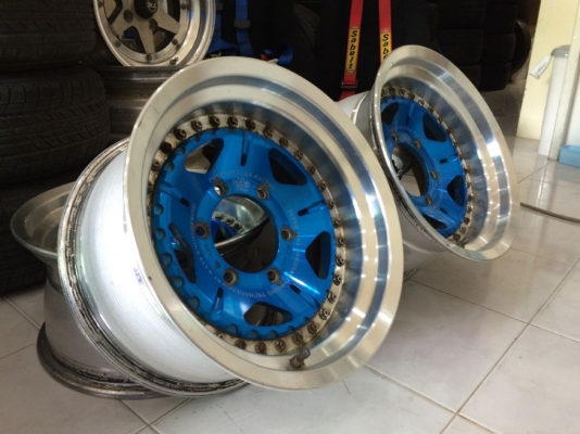 ขายล้อ RAYS POWER VOLK 15x8" ออฟ+2 6 รูกระบะ ประมูลจากญี่ปุ่น