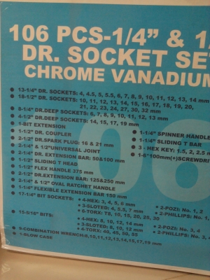 ชุดเครื่องมือ Koche 96 ชิ้น 2400 บาท , Fion 106 ชิ้น 2500 บาท