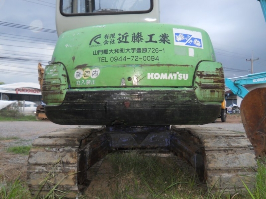 ขายรถเก่านอก komatsu 45-7 หัวเก๋งแทรกเหล็กสภาพสวย สนใจโทร 092-3309229 อี๊ด