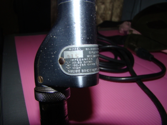 ไมค์ Shure Model 315 ยังใช้งานได้ดี สภาพสมบูรณ์