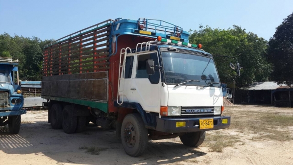 ขายรถ10ล้อกระบะบรรทุก เพลาเดียว  MITSU FUSO 170 HP
