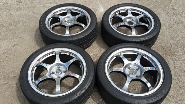 SSR ขอบ 17 4รู100 พร้อมยาง Bridgestone re002 ปลายปี13 สวยๆ