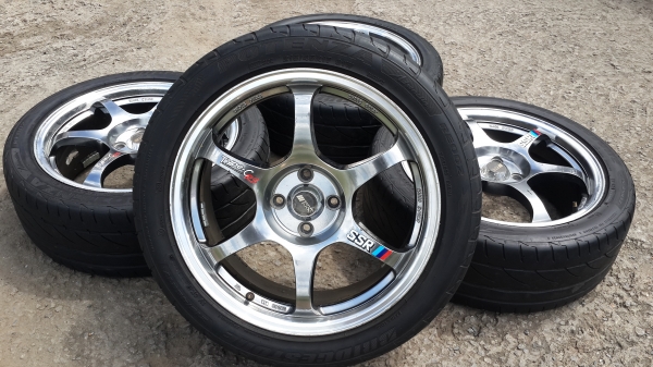 SSR ขอบ 17 4รู100 พร้อมยาง Bridgestone re002 ปลายปี13 สวยๆ