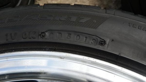 SSR ขอบ 17 4รู100 พร้อมยาง Bridgestone re002 ปลายปี13 สวยๆ