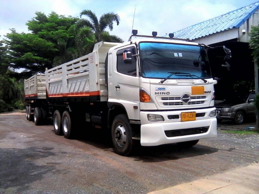 ขายราคา 2,780,000บ สิบล้อพ่วง HINO 344 ปี57 แม่ลูกอ่อน 3เพา ดั้มสามมิตรแท้ สภาพนางฟ้าสวยจัดไม่มีโซมใช้งานไม่ถึงปี เล่มทะเบียนพร้อมโอน