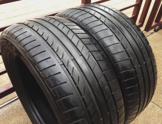 ยางคู่ Dunlop sportmaxx 235 55 17 กลางปี11 ดอกเยอะ ยางคู่ Dunlop sportmaxx 235 55 17 กลางปี11 ดอกเยอะ