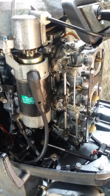 เครื่องเรือ YAMAHA 40แรงCV 2 จังหวะ หางยาว21"