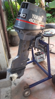 เครื่องเรือ YAMAHA 40แรงCV 2 จังหวะ หางยาว21"