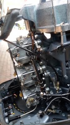 เครื่องเรือ YAMAHA 40แรงCV 2 จังหวะ หางยาว21"