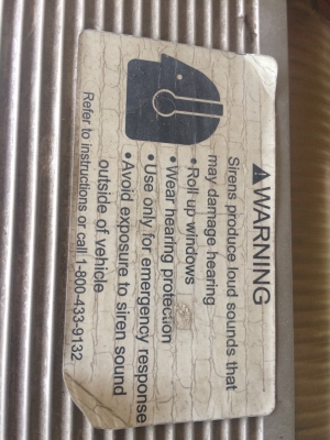 ขายไซเรน ตัวใหญ่+ตัวเล็ก กล่องควบคุมครบชุด (ขายแล้ว)