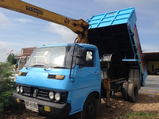 หกล้อดั้มเล็ก 100แรง ติดเครนทาดาโน่เก่าญี่ปุ่น2.2ตัน