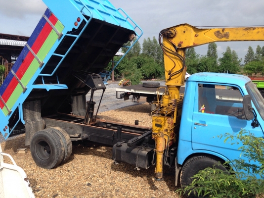 หกล้อดั้มเล็ก 100แรง ติดเครนทาดาโน่เก่าญี่ปุ่น2.2ตัน