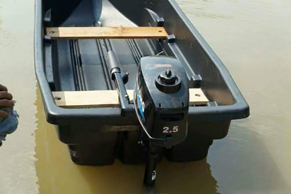 ขายเรือตกปลา ความยาว 2.50 ม. กว้าง 1 ม. พร้อมมอเตอร์ไกด์ 1 ตัว ขนาด 36 ปอนด์ ไม้พาย ไม้นั่ง2อัน 7500 บาท เบอร์ติดต่อ 0871434108