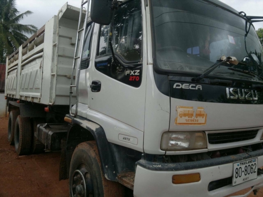 สิบล้อ ราคา1,190,000บ อีซูซุ 270 ยูโรปี40 ดั้มสามมิตร สภาพดีสวยเดิมๆช่วงล่างเต็ม แคชชีสวยจัด พร้อมใช้งาน เล่มทะเบียนพร้อมโอน ราคา 1,190,000บ ครับท่าน