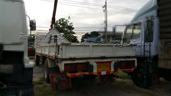 ขาย Hino FG 6ล้อ ปี50 ติดเครน 5 ตัน 4 ปลอก กระบะยาว 6 เมตร