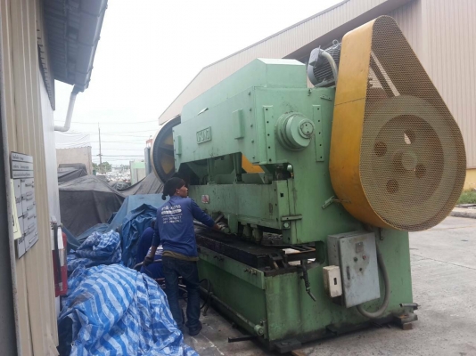 เครื่องตัดตะไกซอย8ฟุตตัดหนา12mm+เครื่องม้วนเหล็ก 5 เมตร