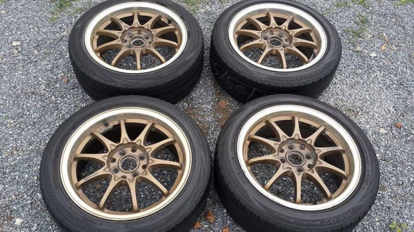 CE28 ขอบ 16 4รู100/114 พร้อมยางปี13 Bridgestone