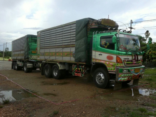 ขายดาวน์รถพ่วง 22 ล้อ แม่.ลูก มี.2 พ่วง กระบะเนียมคอกเกษตรดั้ม อู่.ซี ที ทรัค HINO 344 ปี.54 แค่.500000 ต่อรอง รถสวย สนใจโทรจองด่วน