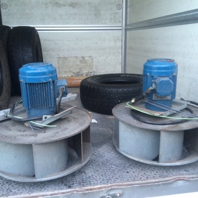 ขายมอเตอร์ 1.5แรงม้า แบบหน้าแปน ยี่ห้อ teco