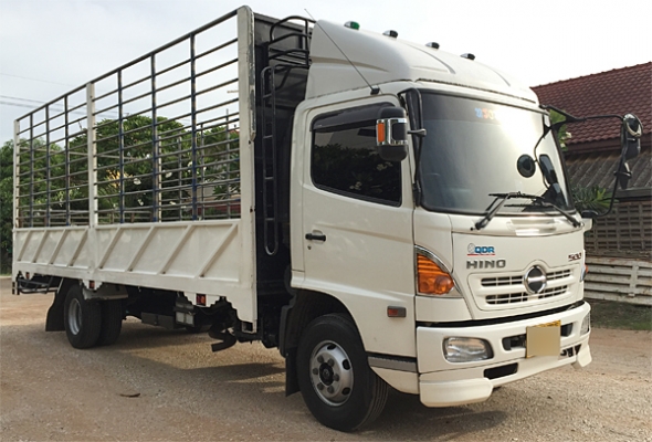 ขายหกล้อ HINO ซีรีส์500 FC9JLLA 175 แรงม้า QDR ปี 56 กระบะยาว 6.50เมตร