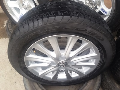 ขายล้อแม็กTOYOTA VIOS12 ก้านยาง ปี14  4 ล้อ