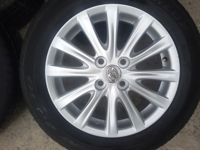 ขายล้อแม็กTOYOTA VIOS12 ก้านยาง ปี14  4 ล้อ