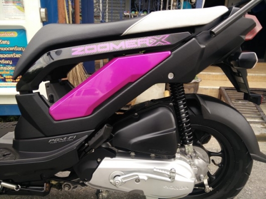 HONDA ZOOMER X ตัวใหม่ไมล์แดง รถปี2015รถ4เดือน วิ่ง2xxxโล กุญแจแท้2ดอก รถสวยพร้อมใช้งาน