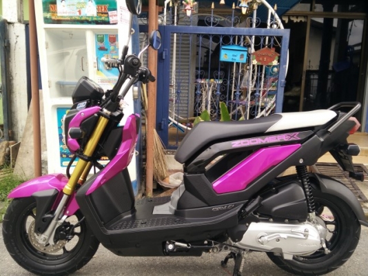 HONDA ZOOMER X ตัวใหม่ไมล์แดง รถปี2015รถ4เดือน วิ่ง2xxxโล กุญแจแท้2ดอก รถสวยพร้อมใช้งาน