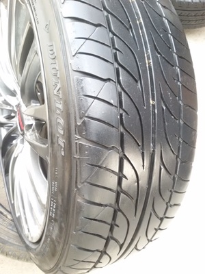 ขายล้อแม็กTOYOTA VIOS TRD 4รู ขอบ17ยาง205/45/17  4  ล้อ