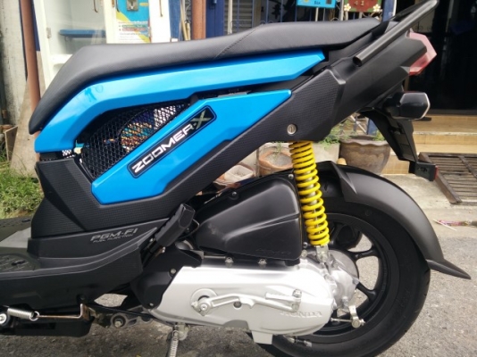 HONDA ZOOMER X รถปี2014วิ่ง3xxxโล สีน้ำเงิน ดำ สวยเท่ห์ไม่ซ้ำใคร กุญแจแท้2ดอก พร้อมใช้งาน ราคาเบาๆ