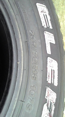235/70R15 BRIDGESTONE DUELER AT มี 2 เส้น tel.081-427-3941