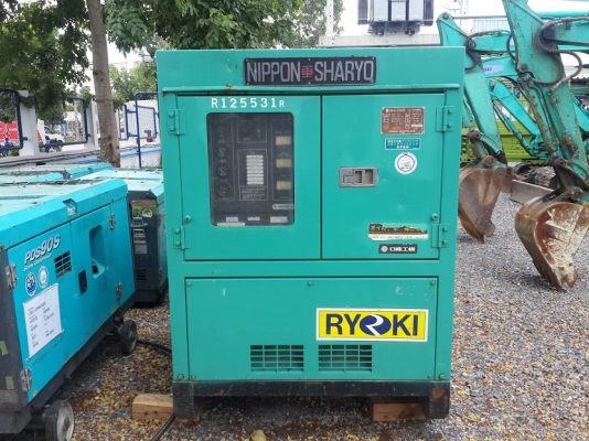 เครื่องปั่นไฟ Nippon Sharyo รุ่น NES125SHE เครื่องเก่าญี่ปุ่น ไม่เคยใช้งานในไทย