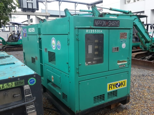 เครื่องปั่นไฟ Nippon Sharyo รุ่น NES125SHE เครื่องเก่าญี่ปุ่น ไม่เคยใช้งานในไทย