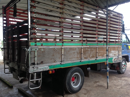 ขายNPR59LU เครื่อง4BE รถห้างแท้ เครื่องดี คัทซีสวยหัวเดิม กระบะไม้มะค่าอย่างดีแข็งแรง