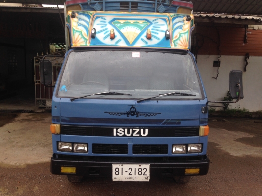 ขายNPR59LU เครื่อง4BE รถห้างแท้ เครื่องดี คัทซีสวยหัวเดิม กระบะไม้มะค่าอย่างดีแข็งแรง