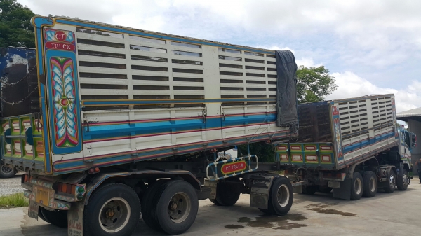 ขายรถพ่วง 24 ล้อ แม่.ลูก กระบะเหล็กคอกเกษตรดั้ม ISUZU 360 ปี.53 รถสวย ยางเต็ม ราคา.2550000 ราคาต่อรอง สนใจลองคุยกันครับ