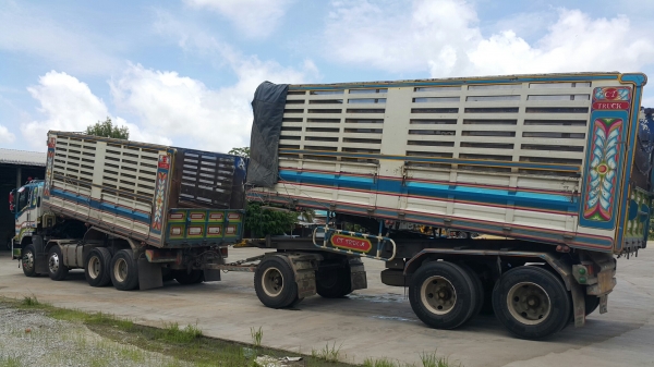 ขายรถพ่วง 24 ล้อ แม่.ลูก กระบะเหล็กคอกเกษตรดั้ม ISUZU 360 ปี.53 รถสวย ยางเต็ม ราคา.2550000 ราคาต่อรอง สนใจลองคุยกันครับ