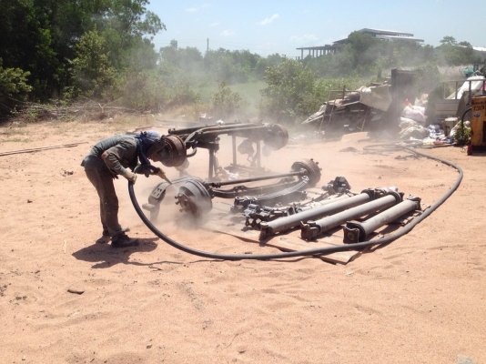 บริการยิงทราย ครัชชีรถยนต์