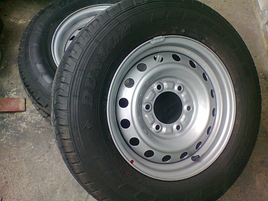 ล้อพร้อมยางถอดป้ายแดง all new 1 คู่