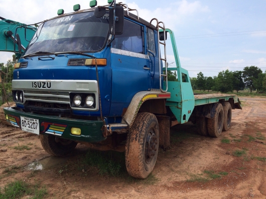 ขายด่วน  รถลากแบคโฮ  สิบล้อสองเพลา  มีเกียร์กลางพร้อม สภาพดีพร้อมใช้งาน  เครื่อง 195