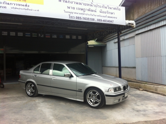 BMW E36 สวยใสเงางามเดิมๆชุดแต่งMเครื่องเสียงชุดใหญ่138000