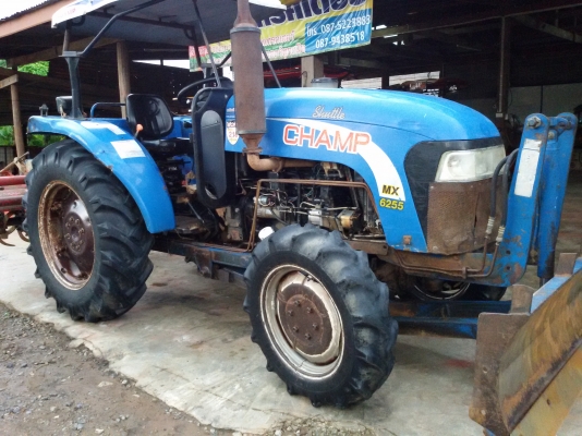 ปัญญาแทรคเตอร์ จัดให้ ด่วน!!!สภาพเดิมๆ แชมป์ MX 6255 Shuttle รุ่นใหม่ (เกียร์ Shuttle) ใบมีดคานล่าง (ก.เกษตร)พร้อม โรตาลี่ วิเชียร 195 ซม.