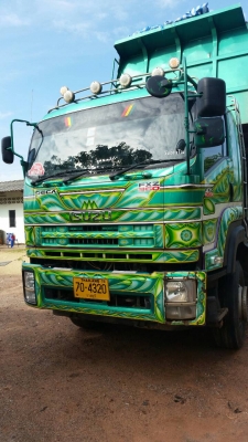 สิบล้อพ่วง อีซูซุ FXZ360 ปี56 แม่ลูก3คาน ดั้มมีเนียม สภาพนางฟ้าสวยจัดพร้อมวิ่งงาน เล่มทะเบียนพร้อมโอน ราคา 2,750,000บ ต่อรองหน้างาน