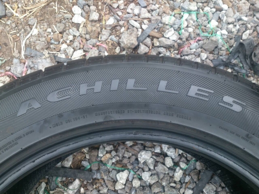 ขายยาง ACHILLES 265/50R20 ยางสัปดาห์ที่28ปี14 ดอกยางหนาสดเท่ากันสวยๆ จำนวน 1 ชุด 5800