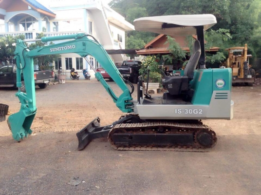 ขายรถขุดแบคโฮ SUMITOMO. Pc30 (คอนโทลสั้น. ปั๊มนิ้ว. แทรคเหล็ก) เครื่องแน่น. ปั๊มแรง. รถพร้อมใช้งาน ราคา  290,000 ต่อรองได้