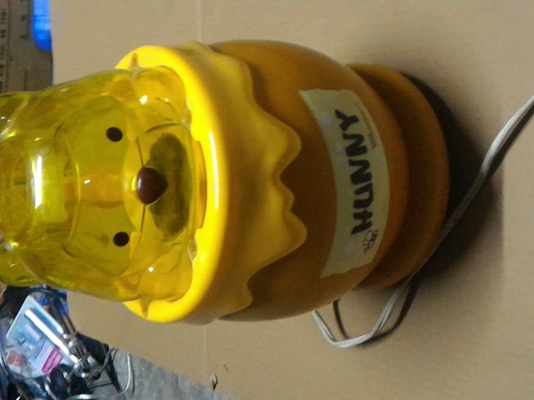 เครื่องทำข้าวโพดคั่ว Popcorn รูปหมีพู ขนาดกำลัง 1200 W. ไฟ 100 V.