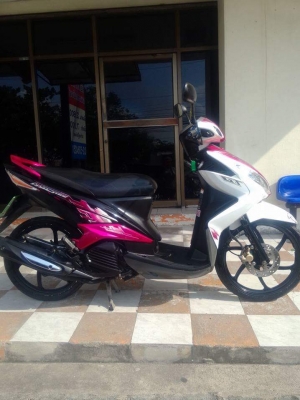 Mio 125 รุ่น GT (ล้อแม็กซ์) สีชมพู ขาว รถสวยอย่างหล่อ ขับดี ราคาถูกๆ